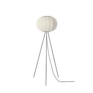 Made By Hand - Gulvlampe - Knit-Wit 45 Round Floor High - Pearl White